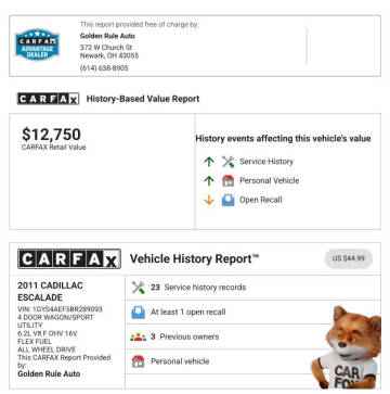 2011 Cadillac Escalade