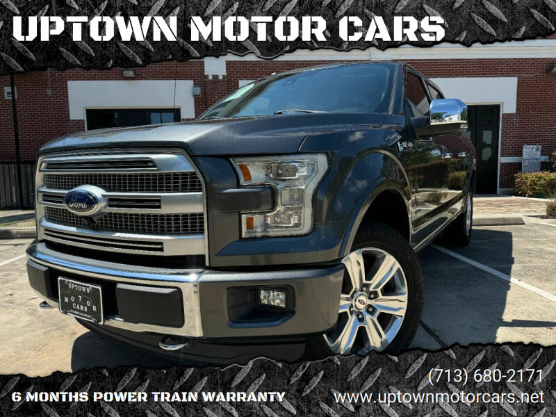 2016 Ford F-150 for sale at UPTOWN MOTOR CARS in Houston TX