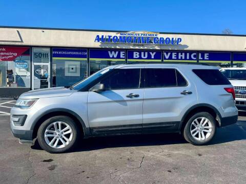 2017 Ford Explorer for sale at BIG JAY'S AUTO SALES in Shelby Township MI