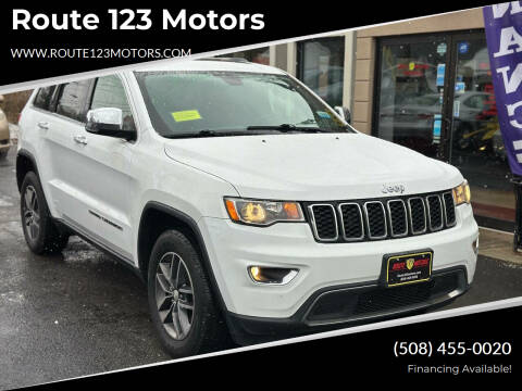 2018 Jeep Grand Cherokee for sale at Route 123 Motors in Norton MA