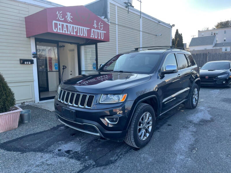 2015 Jeep Grand Cherokee for sale at Champion Auto LLC in Quincy MA