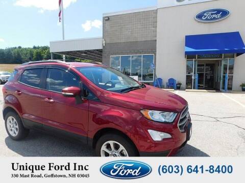 2019 Ford EcoSport for sale at Unique Motors of Chicopee - Unique Ford in Goffstown NH