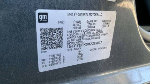 2021 Chevrolet Silverado 1500