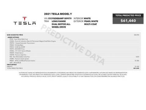 2021 Tesla Model Y Long Range