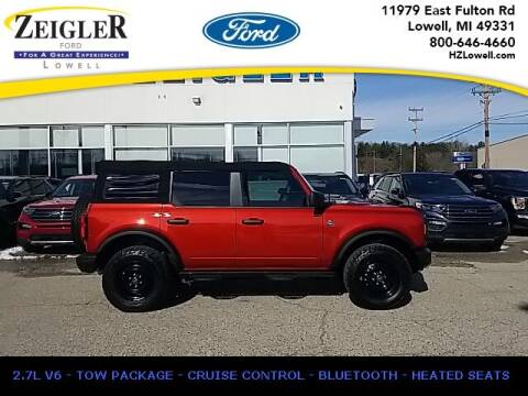 2022 Ford Bronco for sale at Zeigler Ford of Plainwell- Jeff Bishop - Zeigler Ford of Lowell in Lowell MI