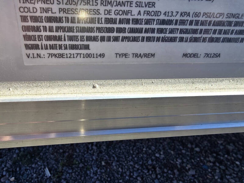 2025 ALLURE TRAILERS 7x12