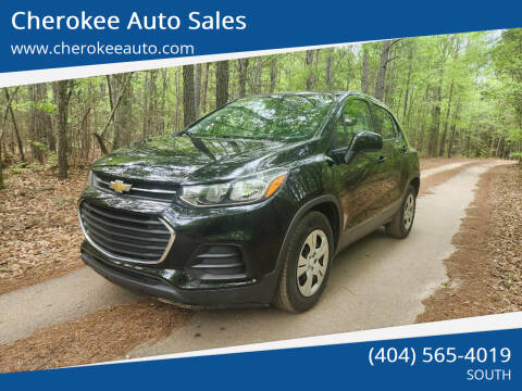 2018 Chevrolet Trax for sale at Cherokee Auto Sales "South" in Mcdonough GA