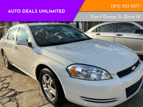 2008 Chevrolet Impala for sale at AUTO DEALS UNLIMITED in Philadelphia PA