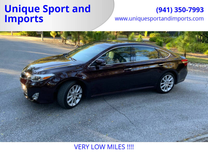 2013 Toyota Avalon for sale at Unique Sport and Imports in Sarasota FL