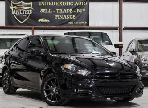 2015 Dodge Dart for sale at United Exotic Auto in Houston TX