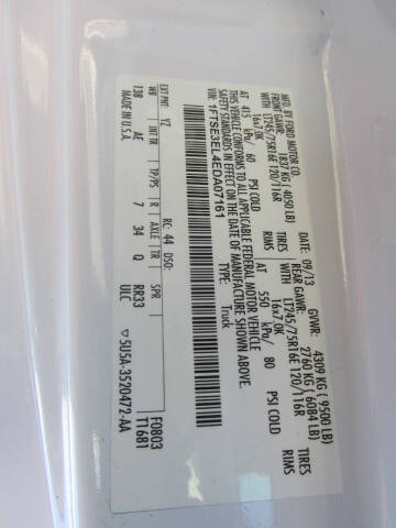 2014 Ford E-Series E-350 SD