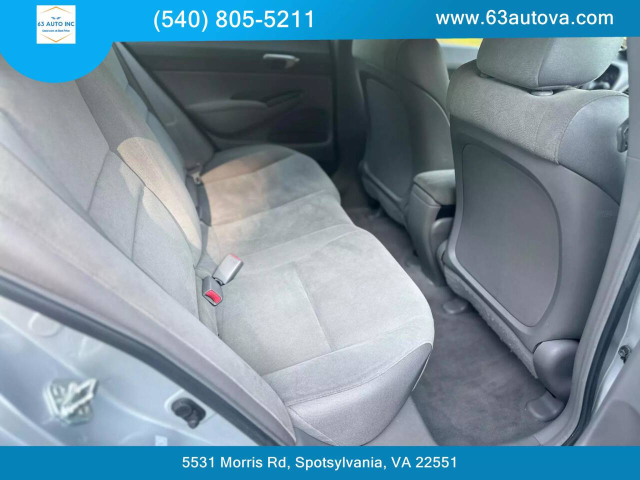 2008 Honda Civic for sale at 63 Auto Inc in Spotsylvania, VA