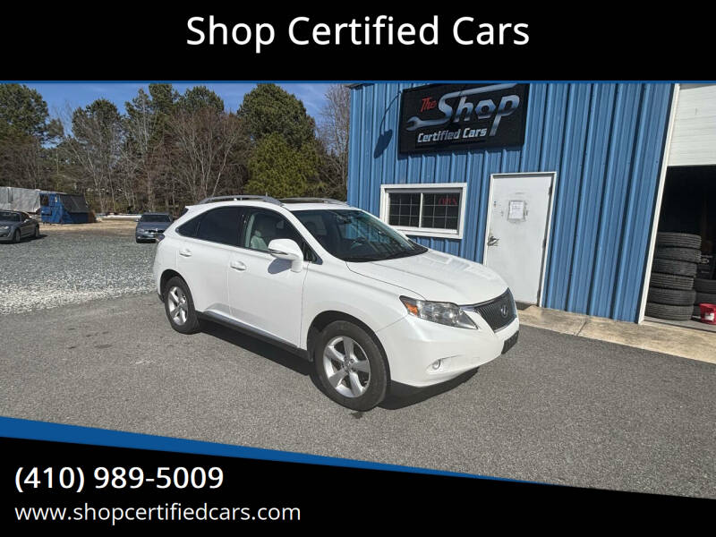 2011 Lexus RX 350 for sale at Shop Certified Cars in Easton MD