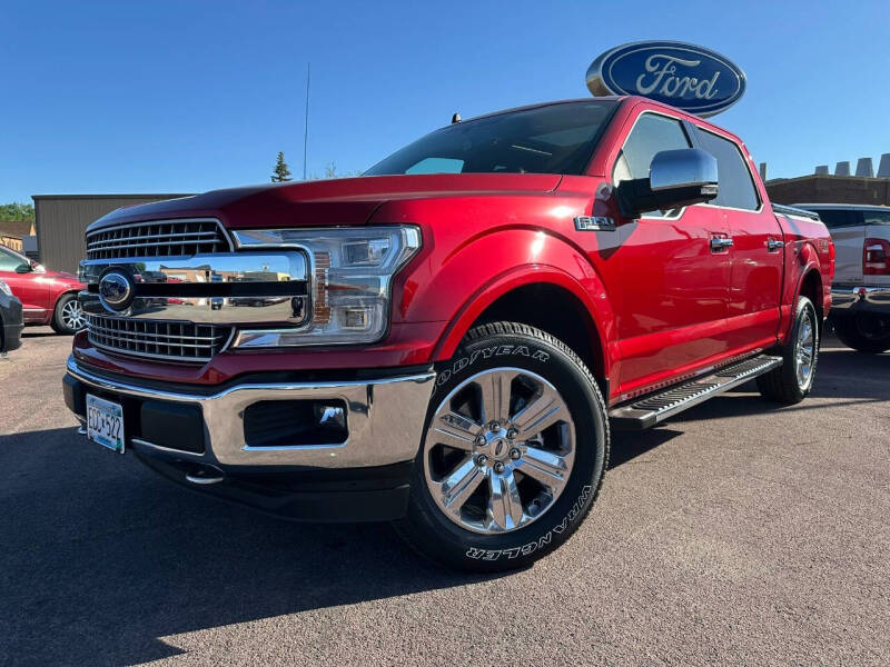 Used 2020 Ford F-150 Lariat with VIN 1FTEW1E45LKE09674 for sale in Windom, Minnesota