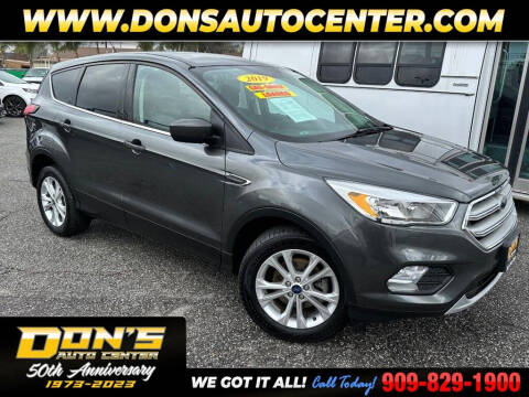 2019 Ford Escape for sale at Dons Auto Center in Fontana CA