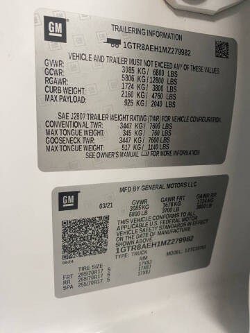 2021 GMC Sierra 1500