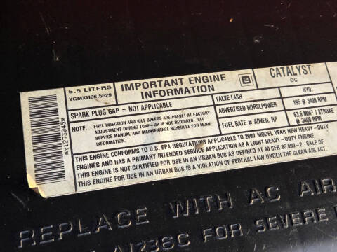 2000 Chevrolet Express G3500