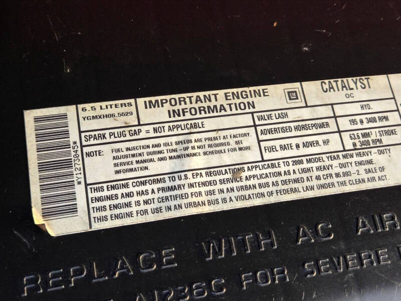 2000 Chevrolet Express G3500