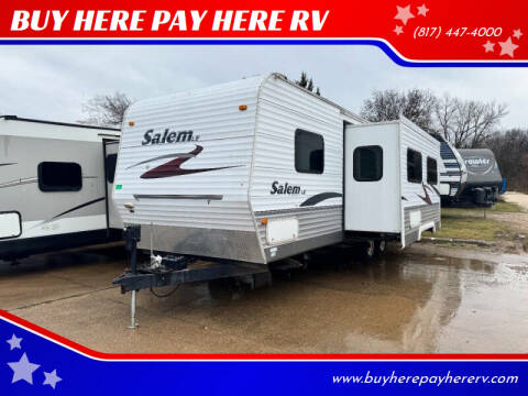 2007 Forest River Salem 27BHSS for sale at BUY HERE PAY HERE RV in Burleson TX