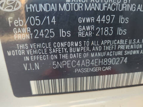 2014 Hyundai Sonata Limited 2.0T