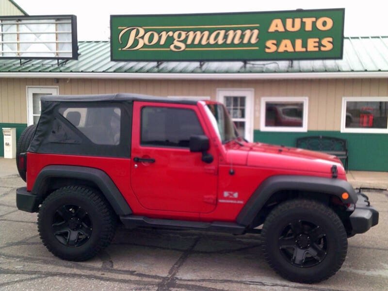 2008 Jeep Wrangler for sale at Borgmann Auto Sales in Norfolk NE