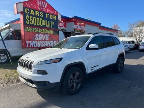 2017 Jeep Cherokee for sale at HW Auto Wholesale in Norfolk VA