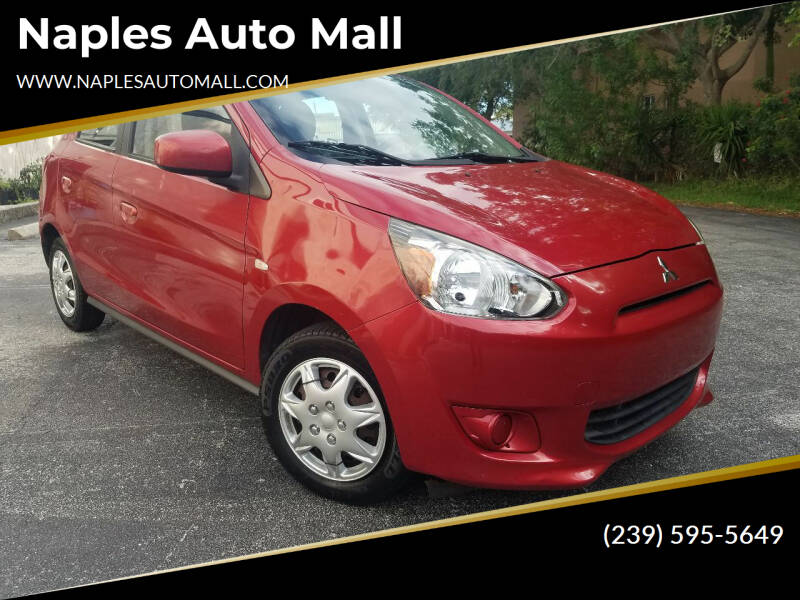 2014 Mitsubishi Mirage for sale at Naples Auto Mall in Naples FL