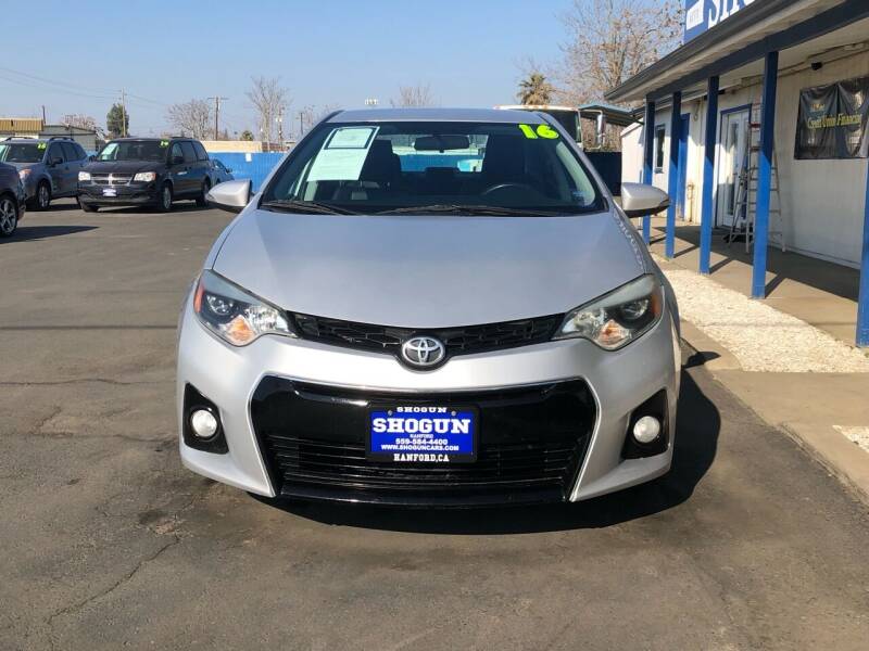 2016 Toyota Corolla for sale at Shogun Auto Center in Hanford CA