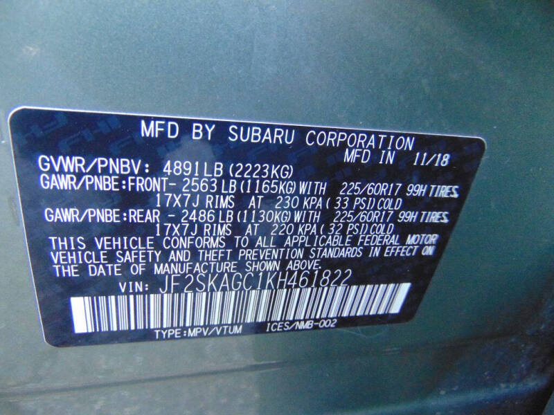 2019 Subaru Forester Premium