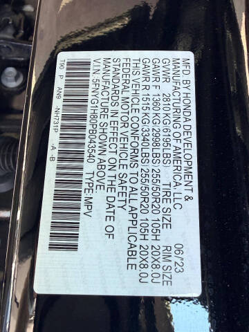 2023 Honda Pilot Elite