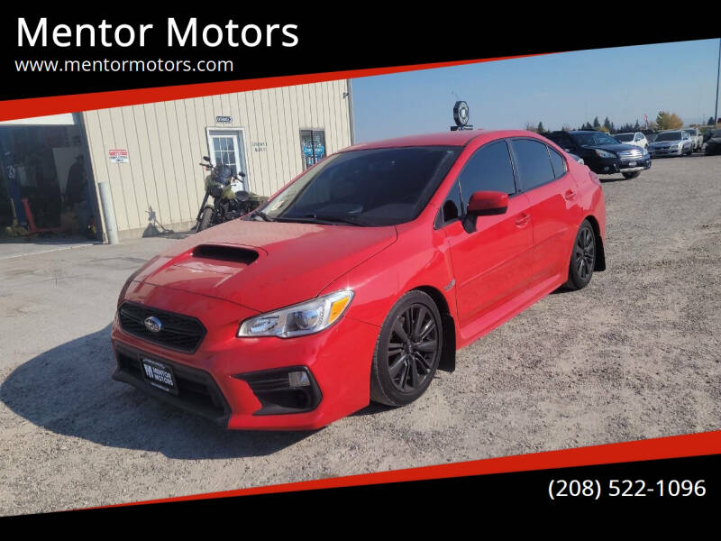 2019 Subaru WRX for sale at Mentor Motors in Idaho Falls ID