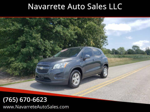 2016 Chevrolet Trax for sale at Navarrete Auto Sales LLC in Frankfort IN