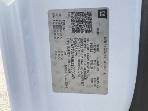 2018 Chevrolet Express LS 3500