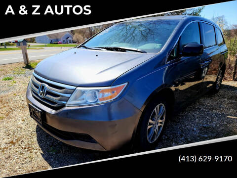 2012 Honda Odyssey for sale at A & Z AUTOS in Westfield MA