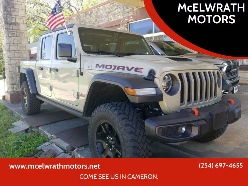 2020 Jeep Gladiator for sale at McELWRATH MOTORS in Cameron TX