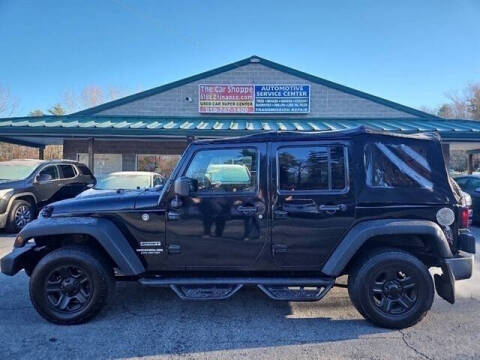 2017 Jeep Wrangler Unlimited for sale at The Car Shoppe in Queensbury NY