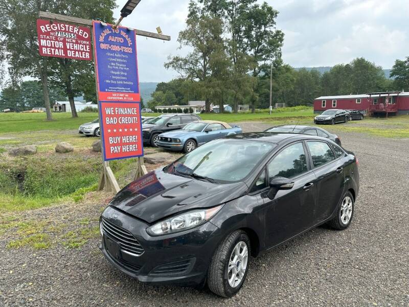 2014 Ford Fiesta for sale at Wahl to Wahl Car Sales in Cooperstown NY