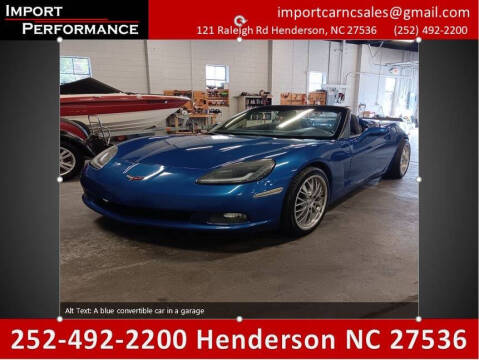 2007 Chevrolet Corvette for sale at Import Performance Sales - Henderson in Henderson NC