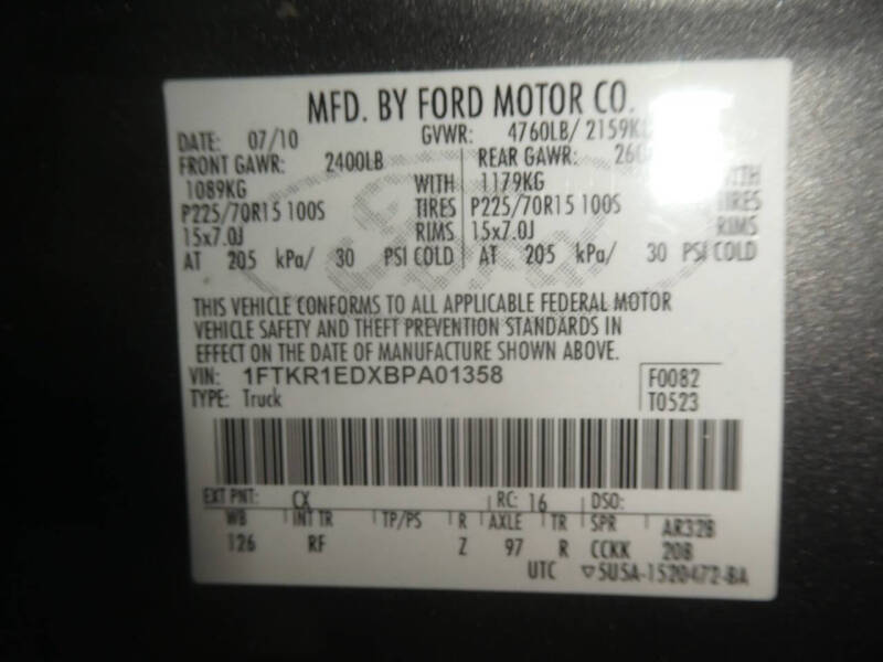 2011 Ford Ranger XLT