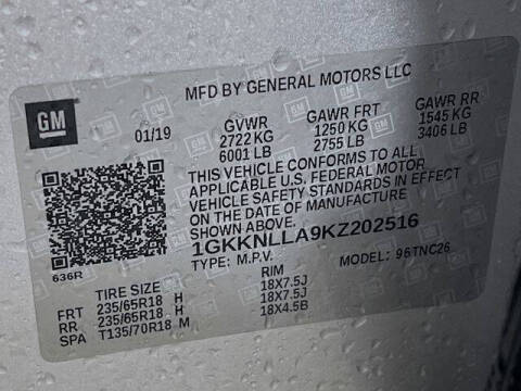 2019 GMC Acadia SLE-2