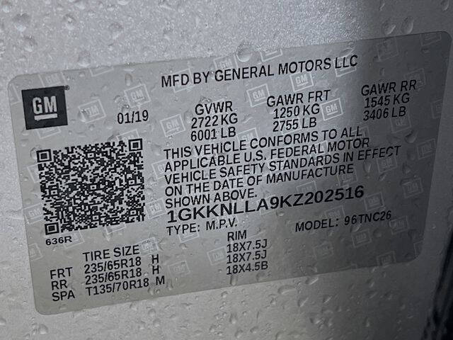 2019 GMC Acadia SLE-2