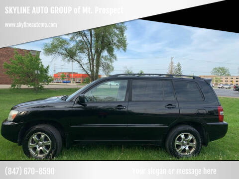 2006 Toyota Highlander for sale at SKYLINE AUTO GROUP of Mt. Prospect in Mount Prospect IL