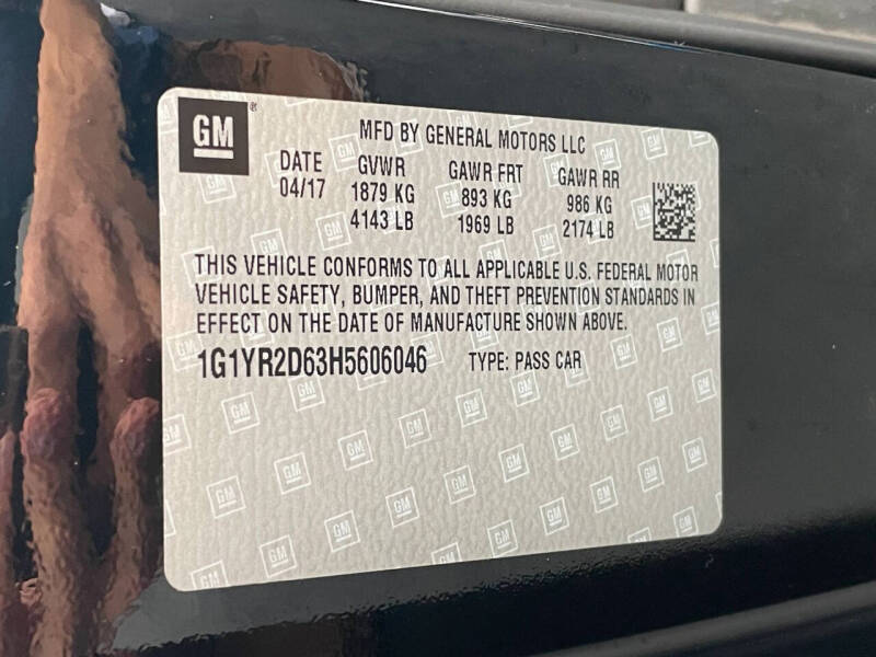 2017 Chevrolet Corvette Z06