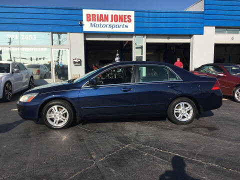 2007 Honda Accord for sale at Brian Jones Motorsports Inc in Danville VA