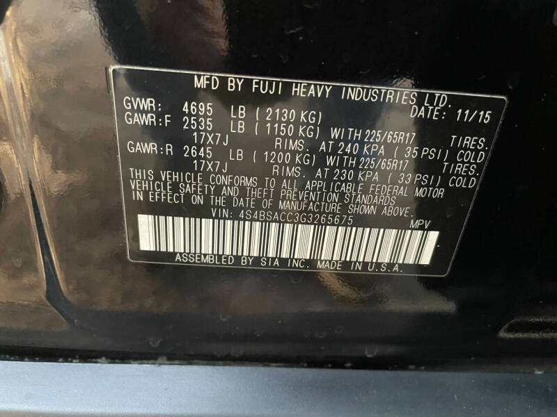 2016 Subaru Outback 2.5i Premium