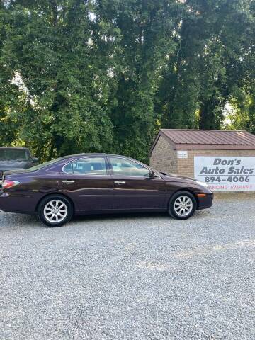 2004 Lexus ES 330 for sale at Don's Auto Sales in Benson NC