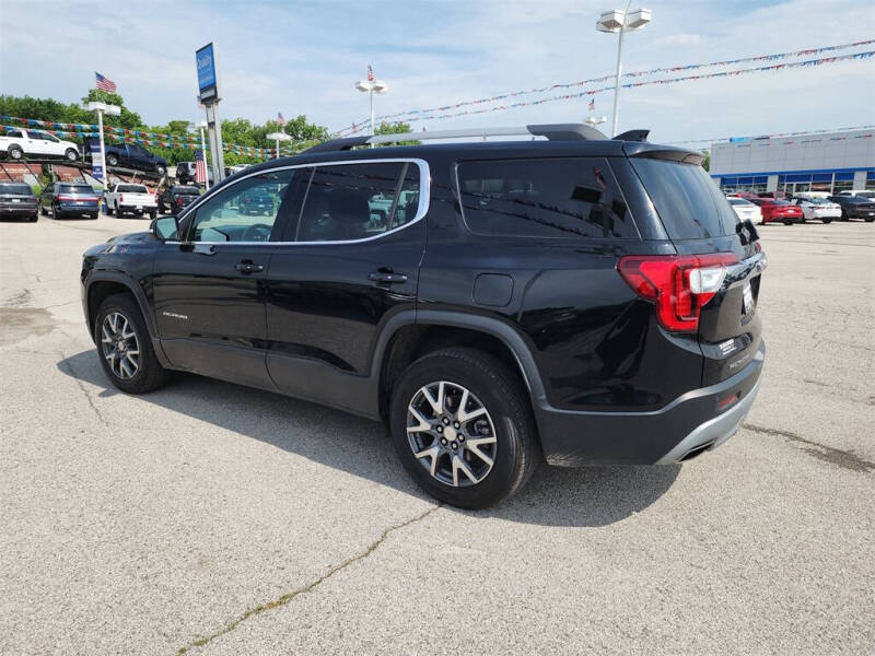 Used 2023 GMC Acadia SLT with VIN 1GKKNUL40PZ184236 for sale in Claremore, OK