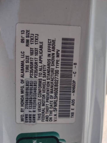 2014 Honda Odyssey EX-L