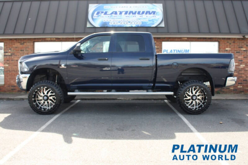 2014 RAM 2500 for sale at Platinum Auto World in Fredericksburg VA