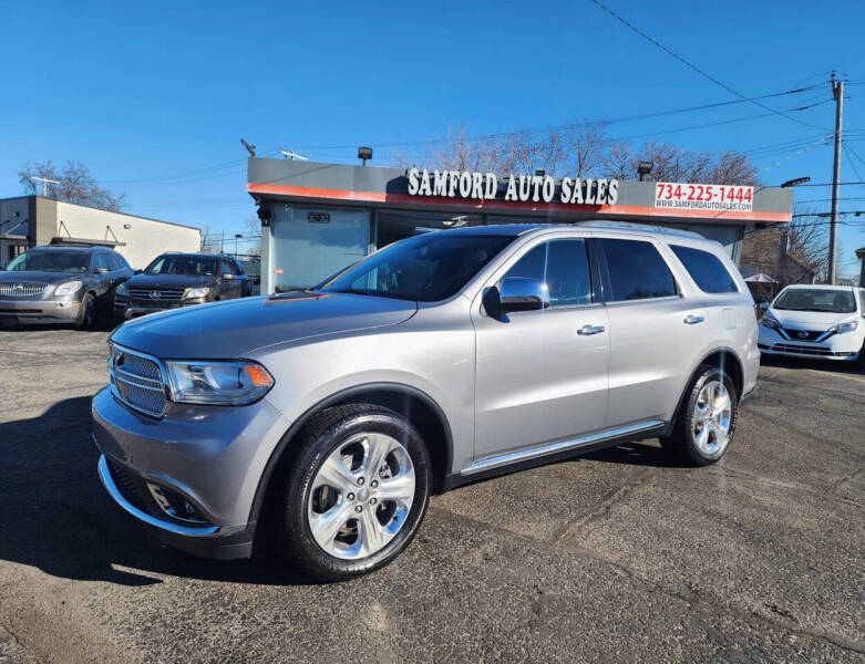 2014 Dodge Durango for sale at Samford Auto Sales in Riverview MI